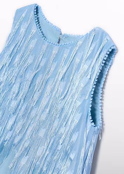 Abito con tulle e corpino a frange ABEL & LULA