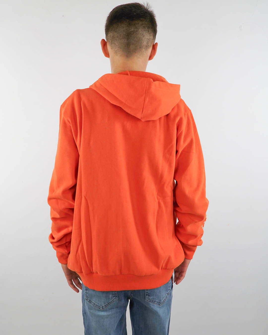 Felpa con zip e cappuccio