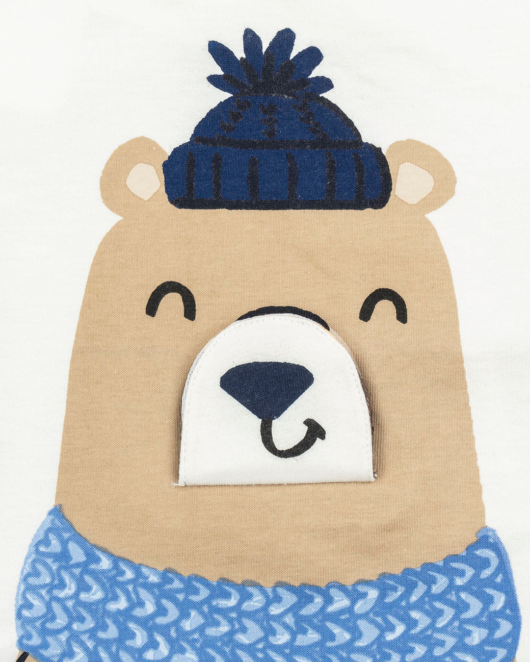 T-shirt manica lunga con stampa orso MAYORAL