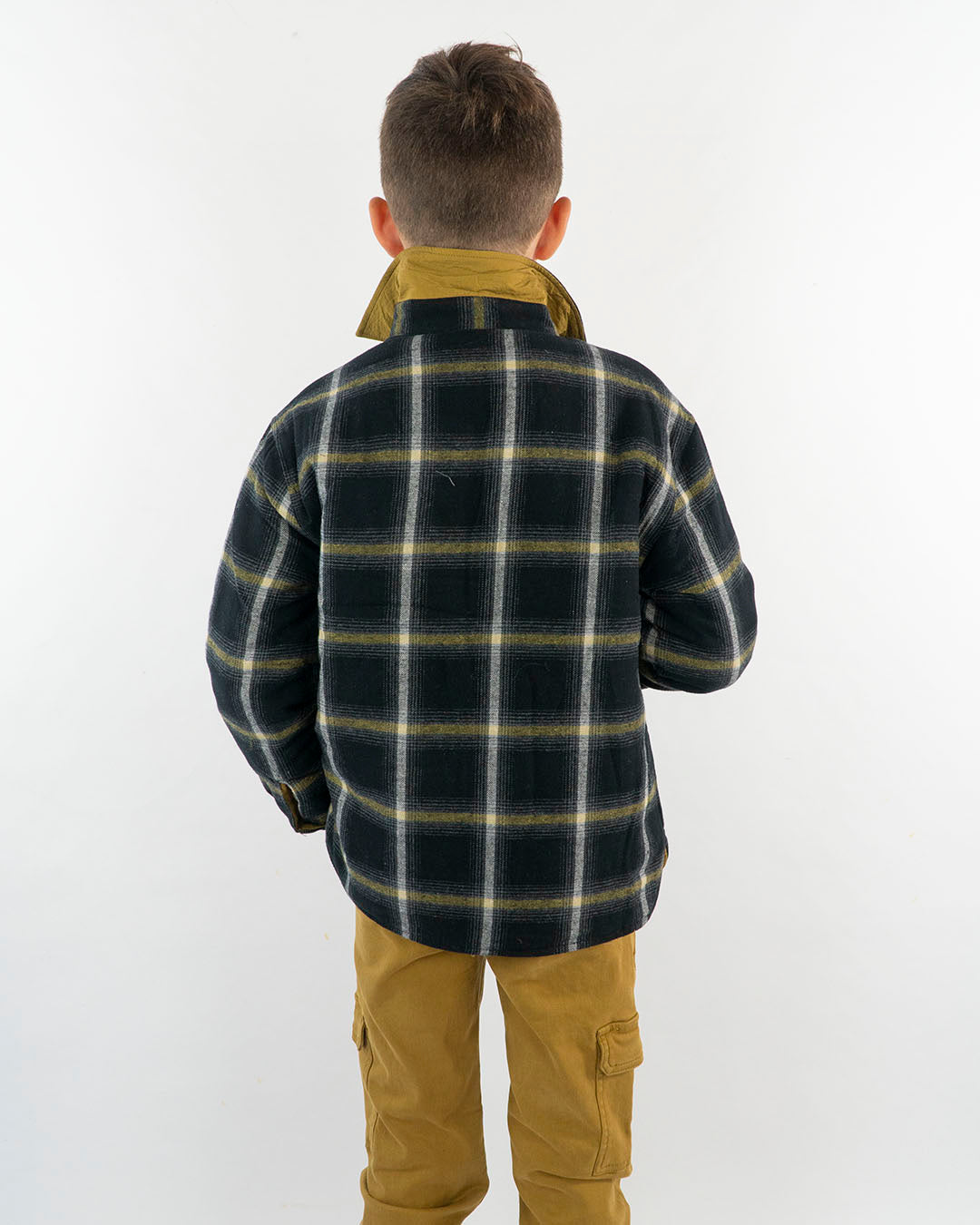 Camicia a quadri imbottita e reversibile MAYORAL