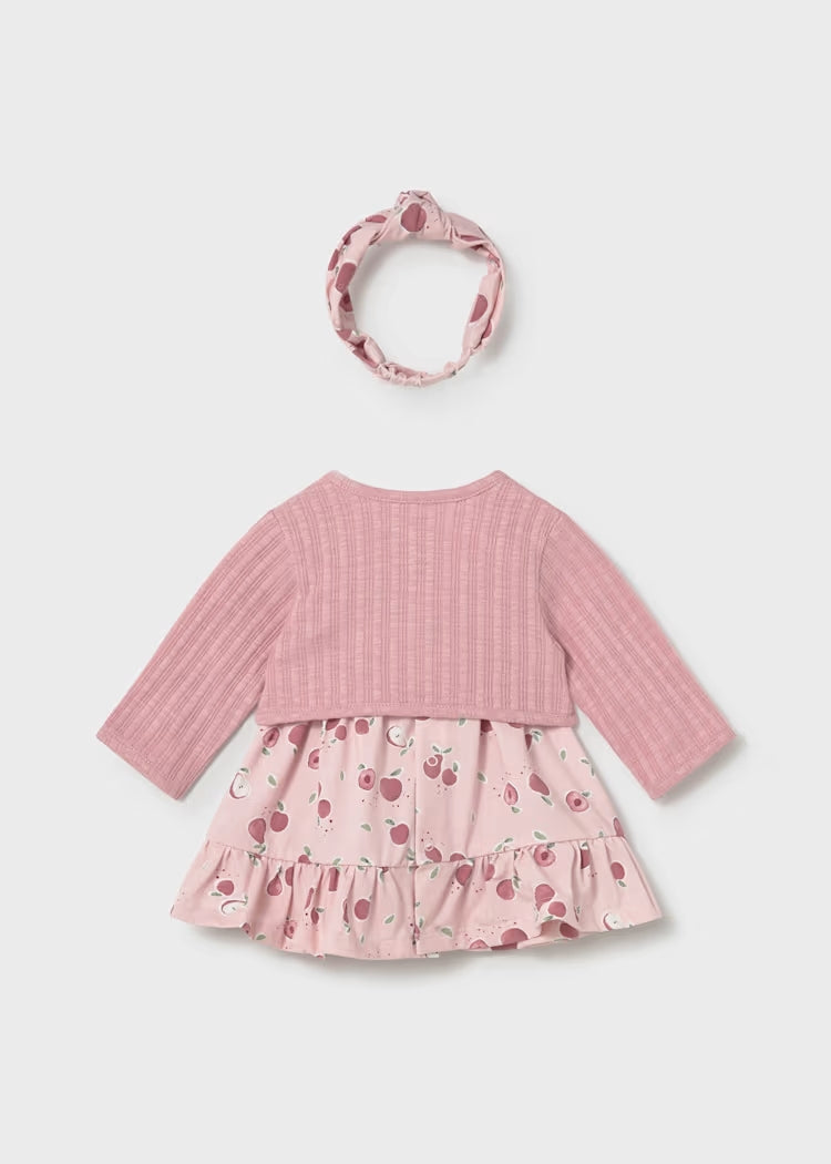 Completo 3 pz. con vestito art.1821-3 MAYORAL