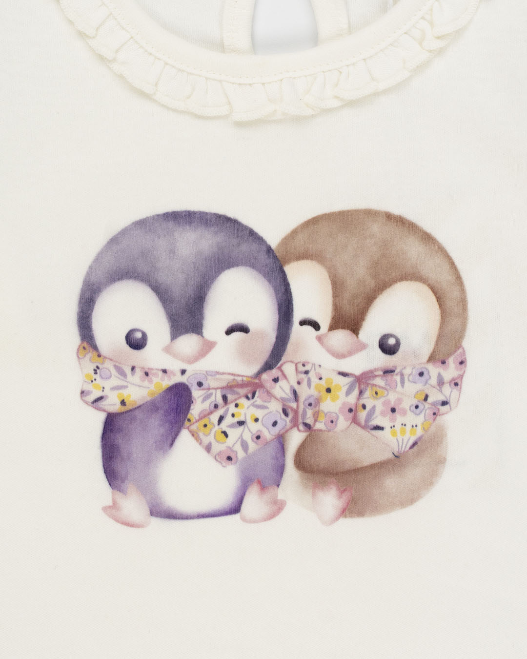 T-shirt manica lunga con pinguini EMC