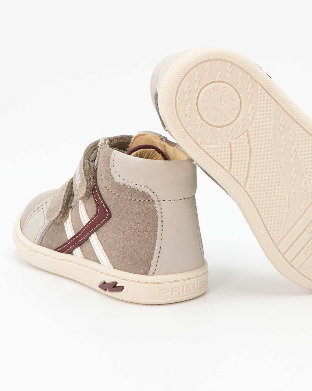 Scarpa alta con fasce laterali a contrasto PRIMIGI