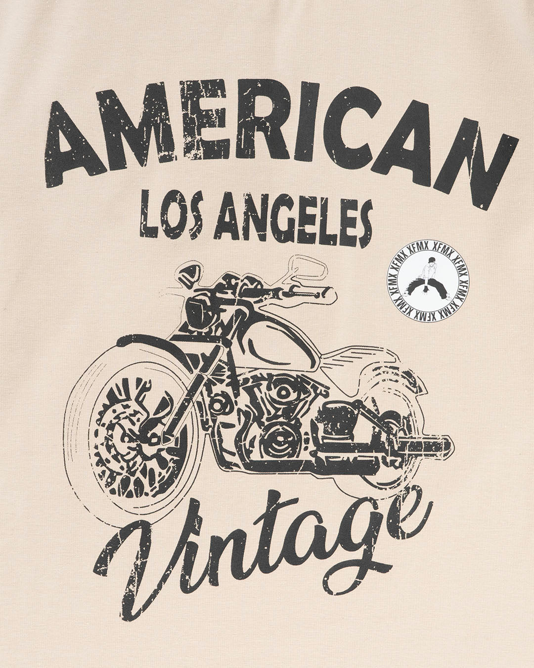 T-shirt manica lunga con motocicletta FKM