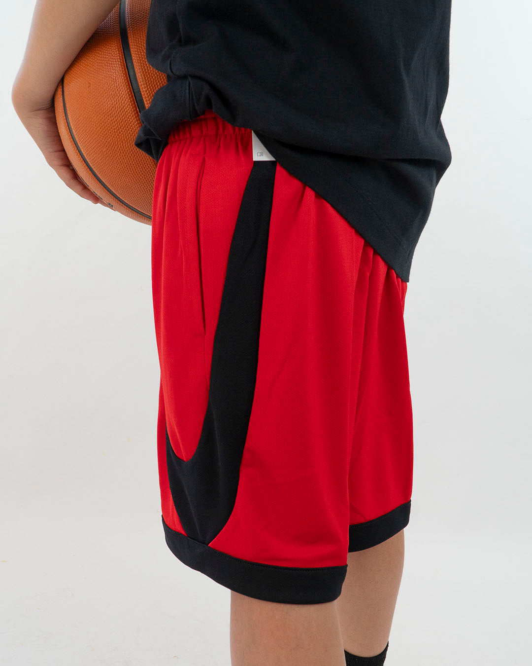 Pantaloncino bicolor in tessuto tecnico NIKE