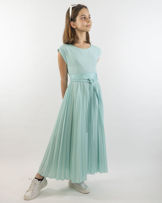 Tuta con pantalone plissè e fusciacca