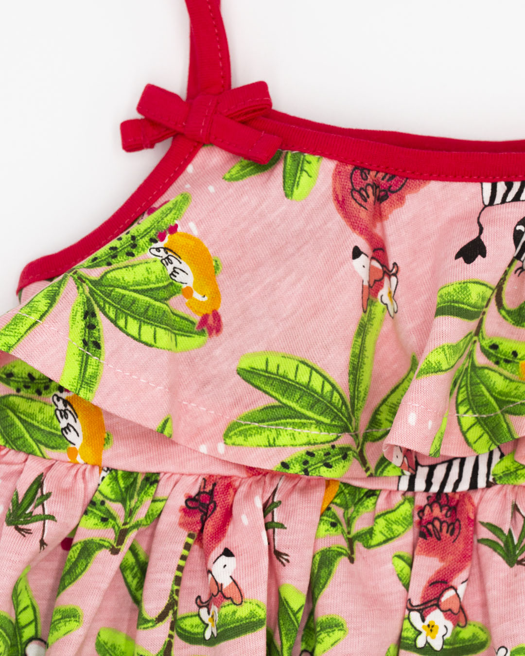 Abito con spalline a treccina