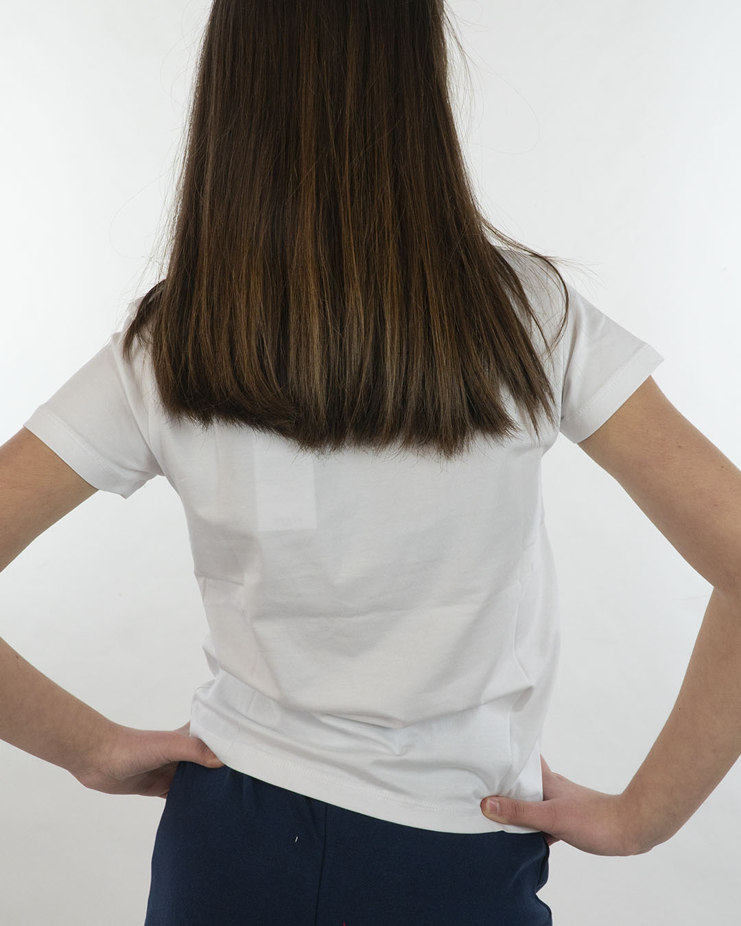 T-shirt con stampa glitterata GUESS