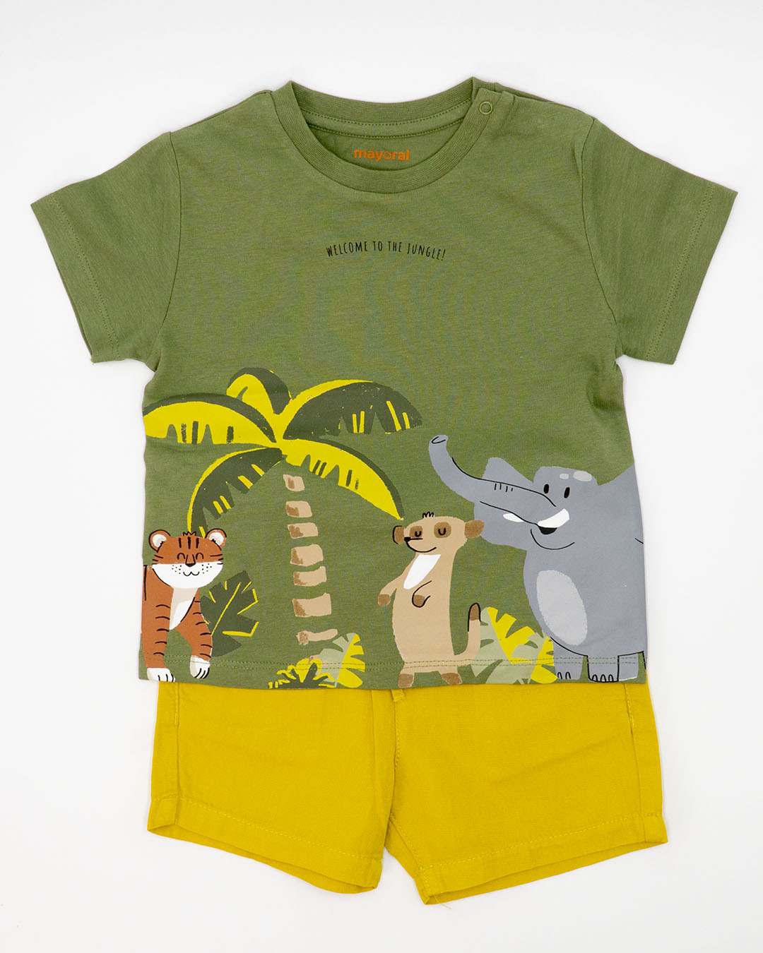 T-shirt con animali della savana MAYORAL