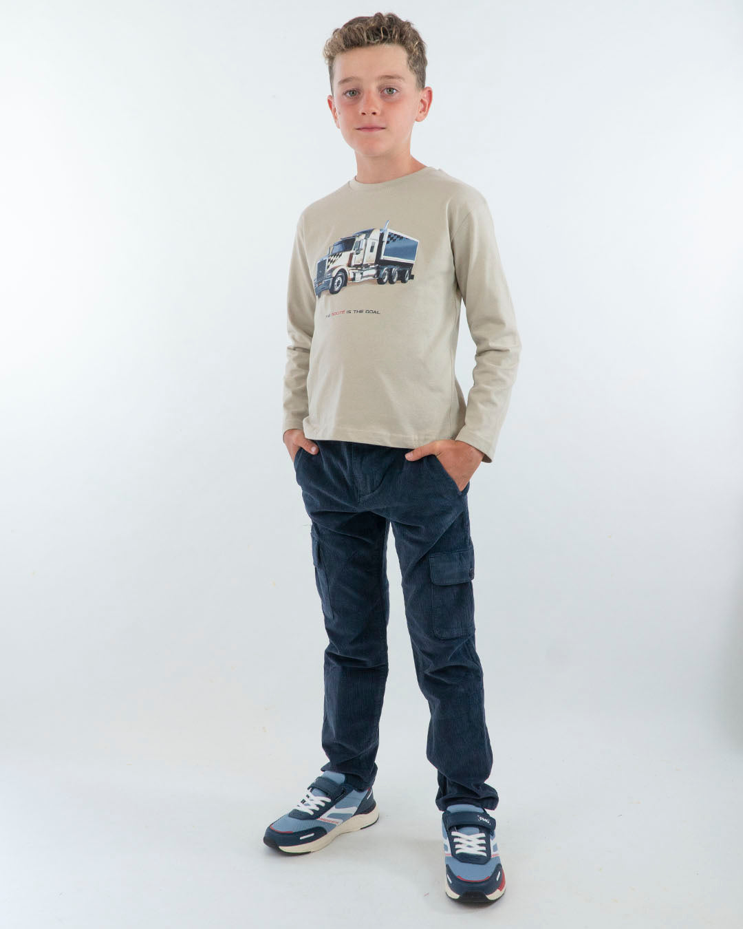 T-shirt manica lunga con camion MAYORAL