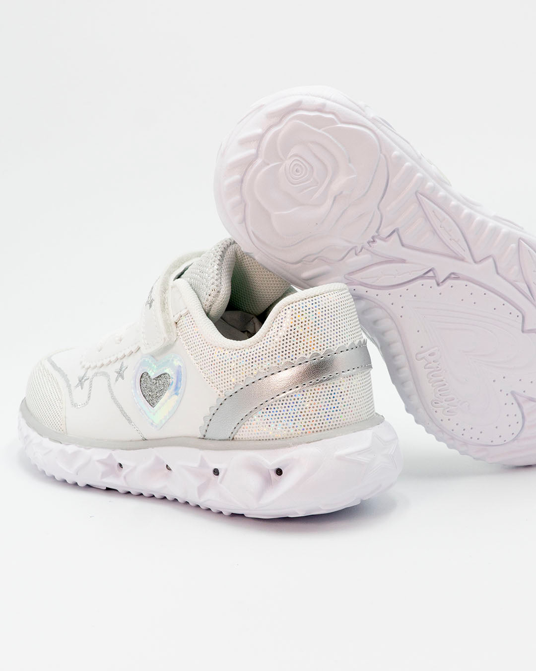 Scarpa con inserto a cuore e luci PRIMIGI