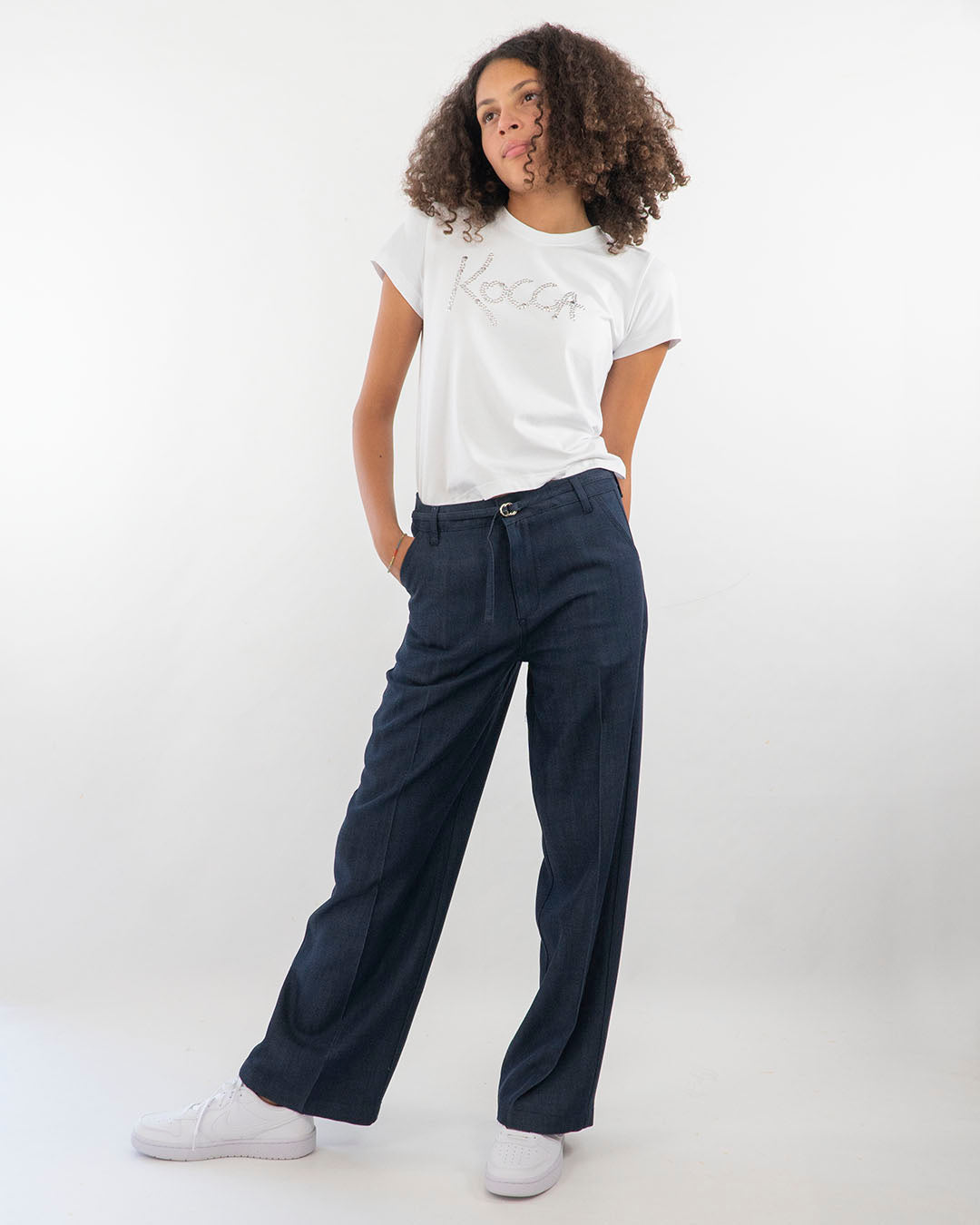 Jeans fluido a gamba larga KOCCA