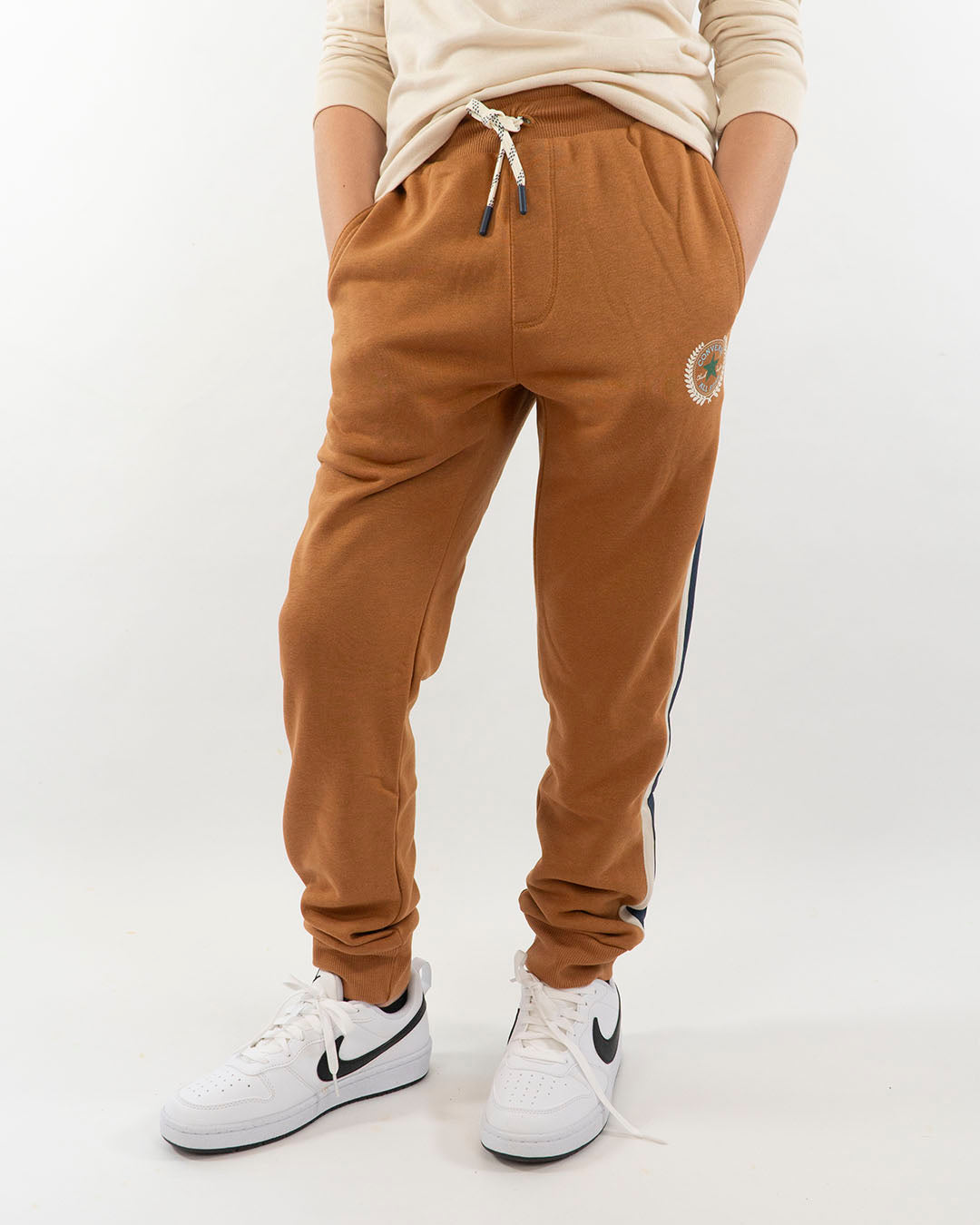 Pantalone con banda laterale CONVERSE