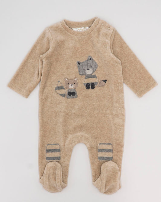 Tutinina in ciniglia con finte toppe  MAYORAL