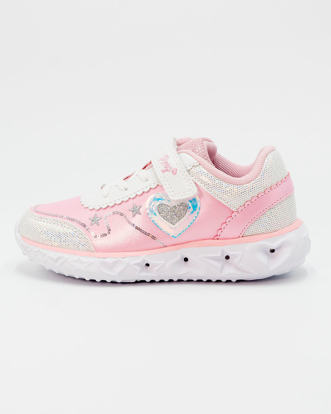 Scarpa con inserto a cuore e luci PRIMIGI