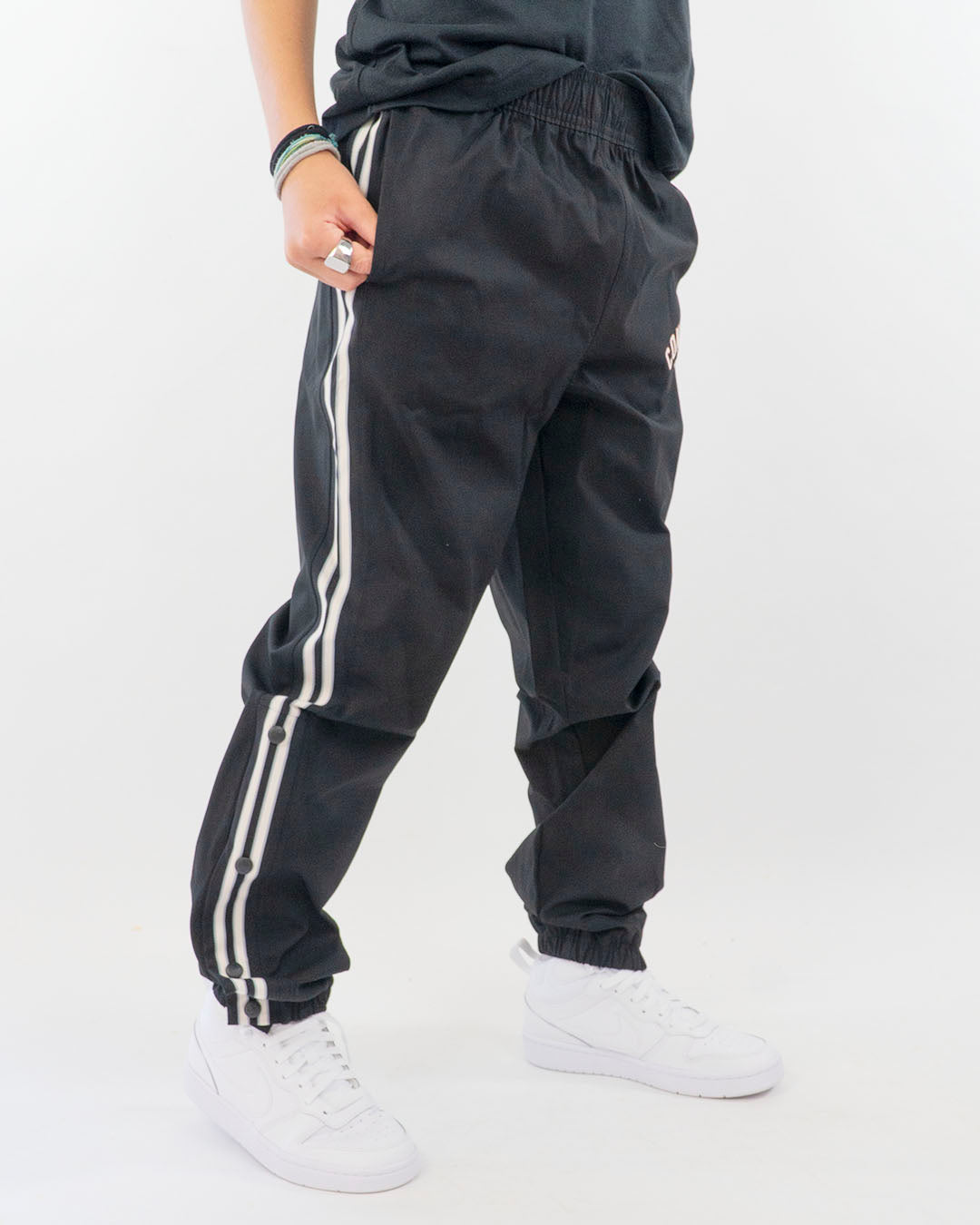 Pantaloni con banda laterale e bottoni CONVERSE