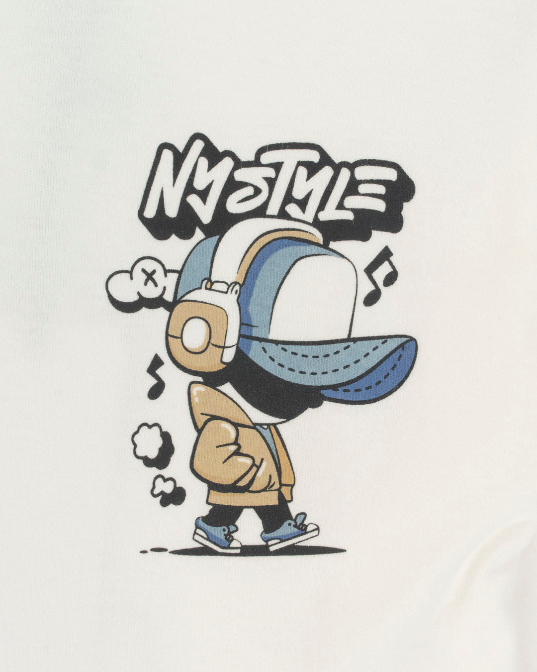 T-shirt manica lunga con bimbo con cuffie I DO