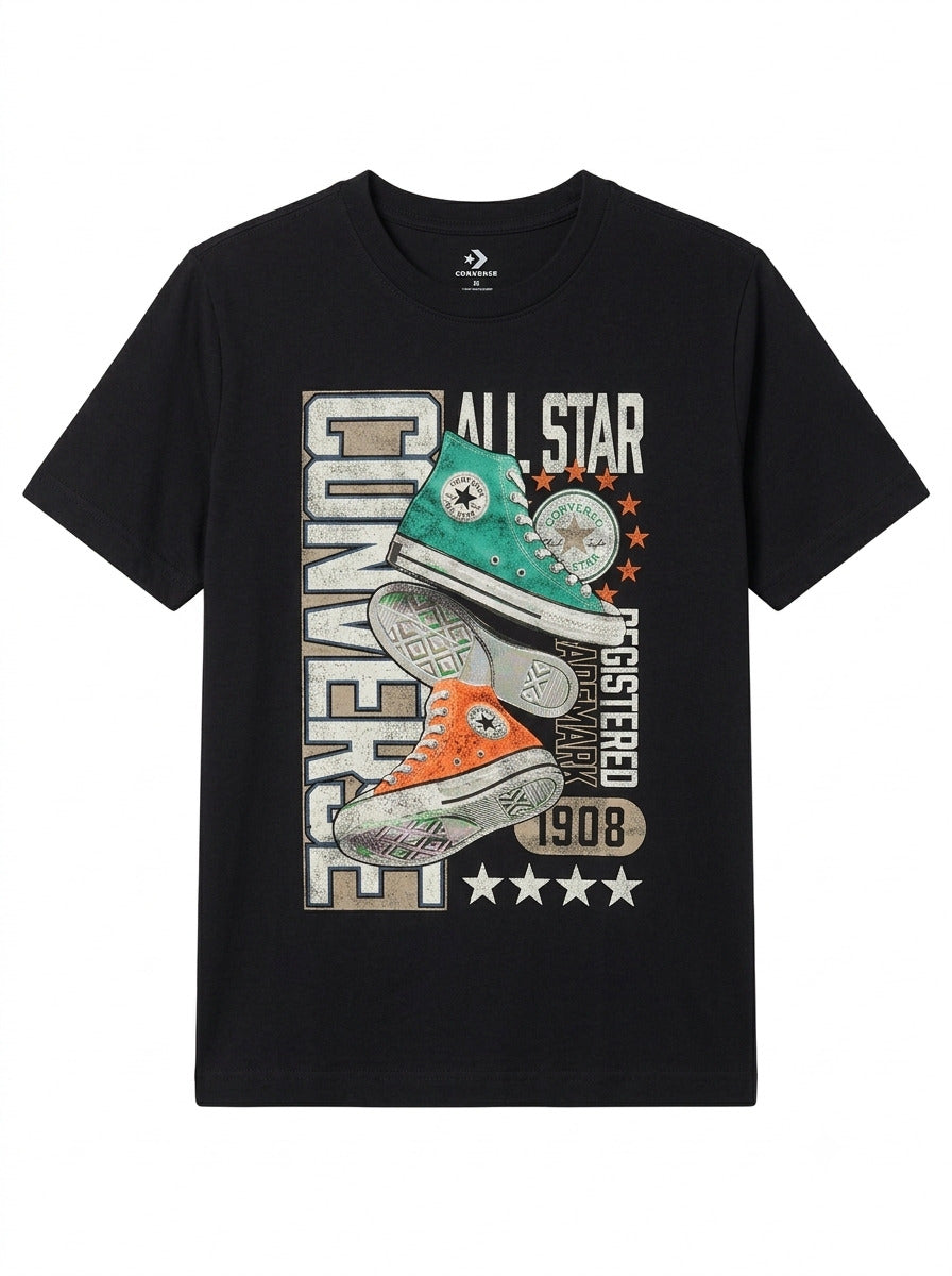 T-shirt con scarpe colorate 9CJ886-023 CONVERSE