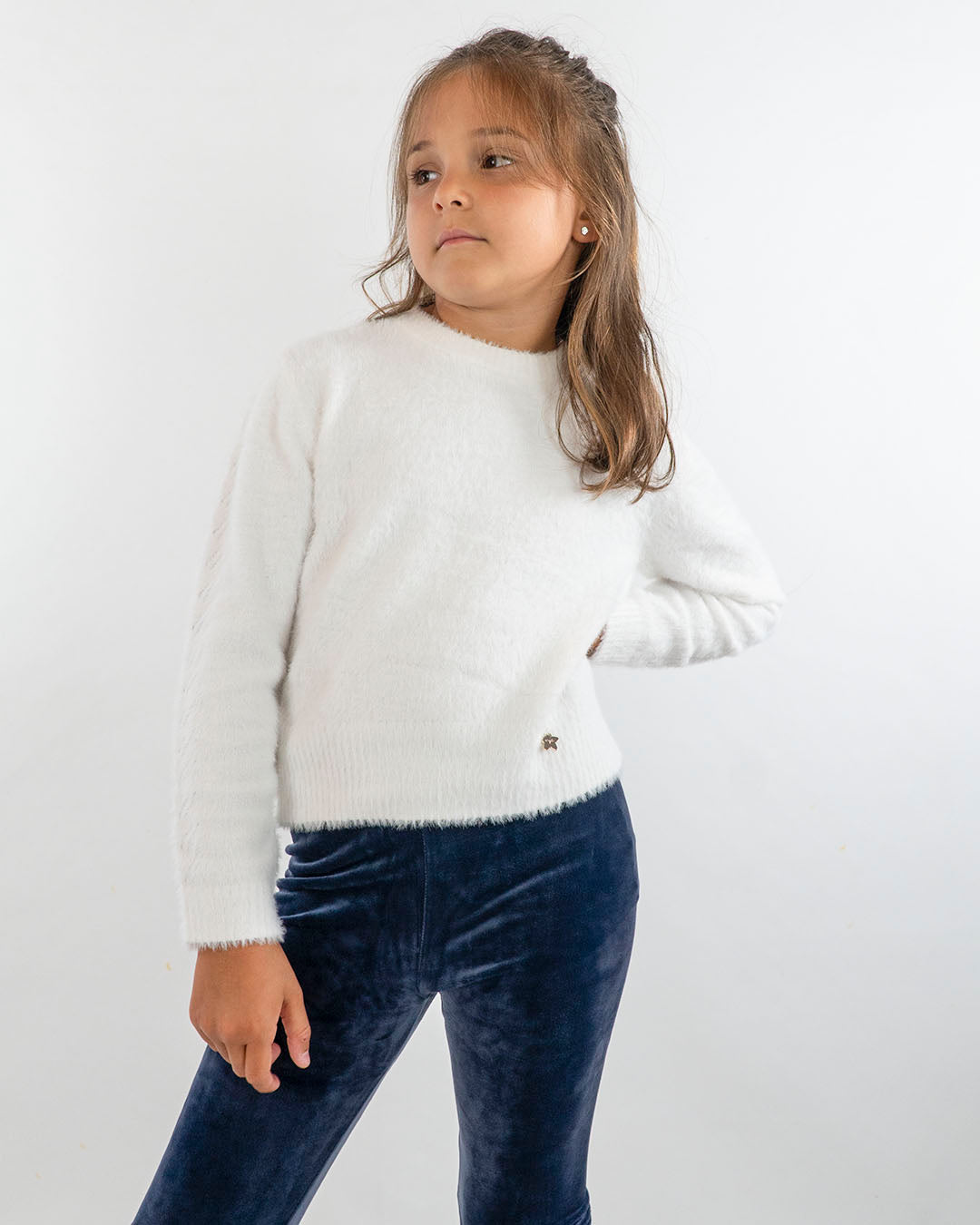 Maglione girocollo con pelo MAYORAL