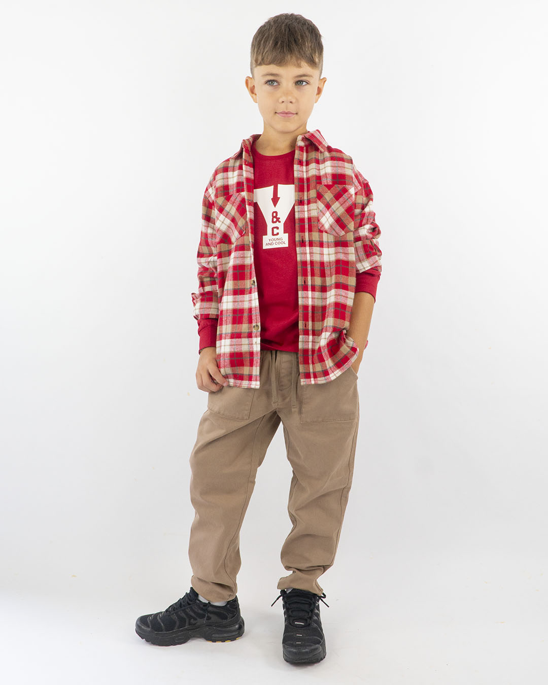 Camicia felpata a quadri I DO