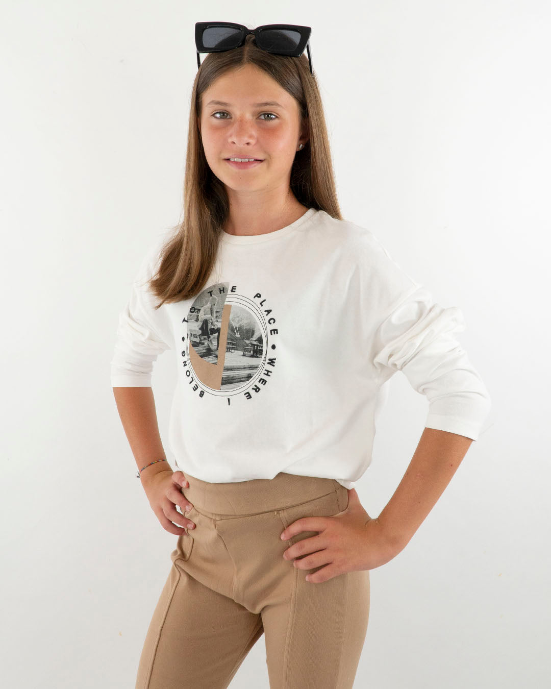 T-shirt manica lunga con fotografia MAYORAL