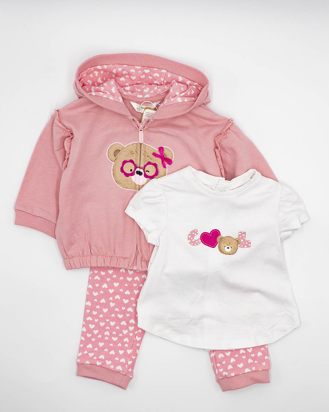 Tuta 3 pezzi (felpa+t-shirt+pantalone)