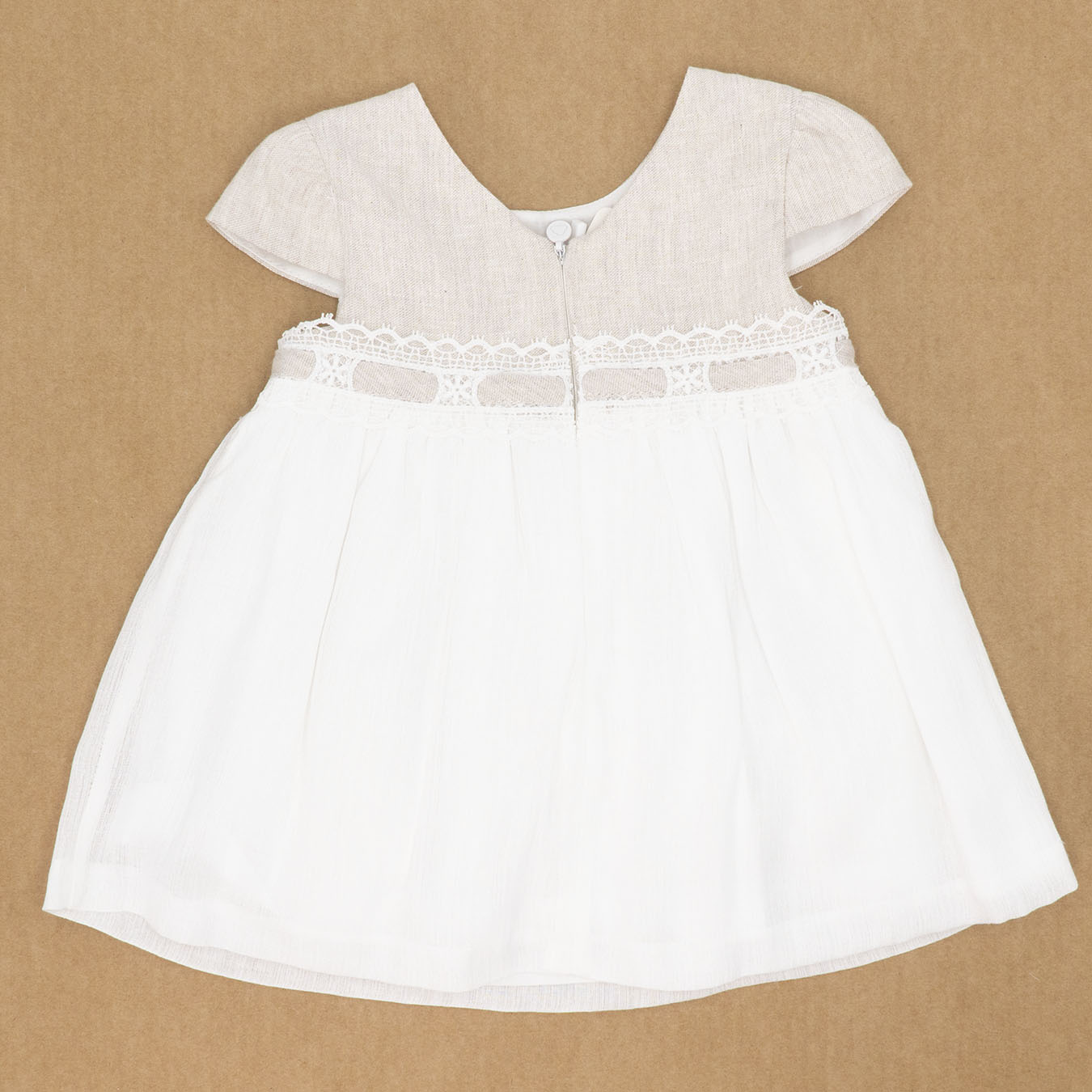 Abito in misto lino con culotte e pizzo MAYORAL