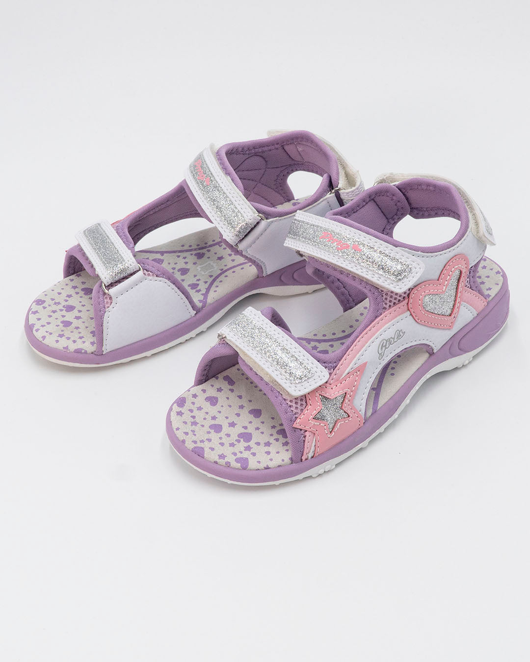 Sandalo con cuori e stella glitter PRIMIGI