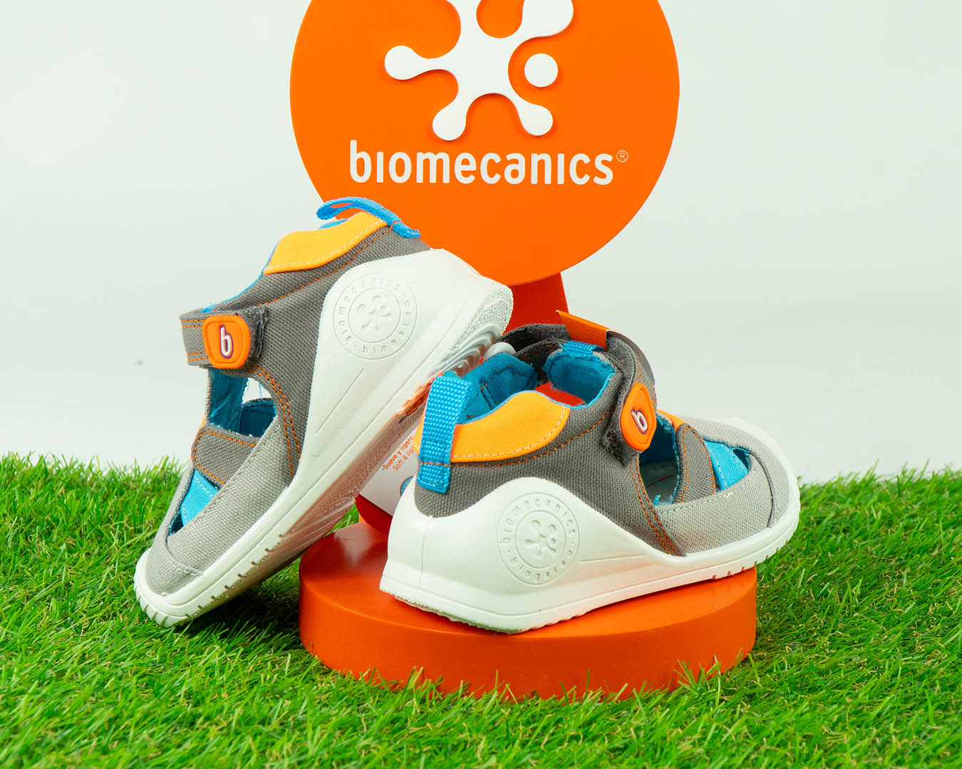 Sandali primipassi in tessuto BIOMECANICS