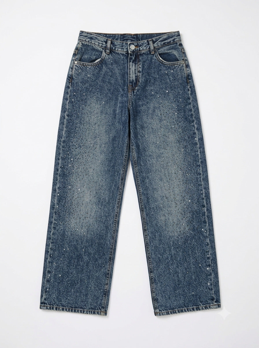 Jeans con strass J6YA12 D1219-HROE GUESS