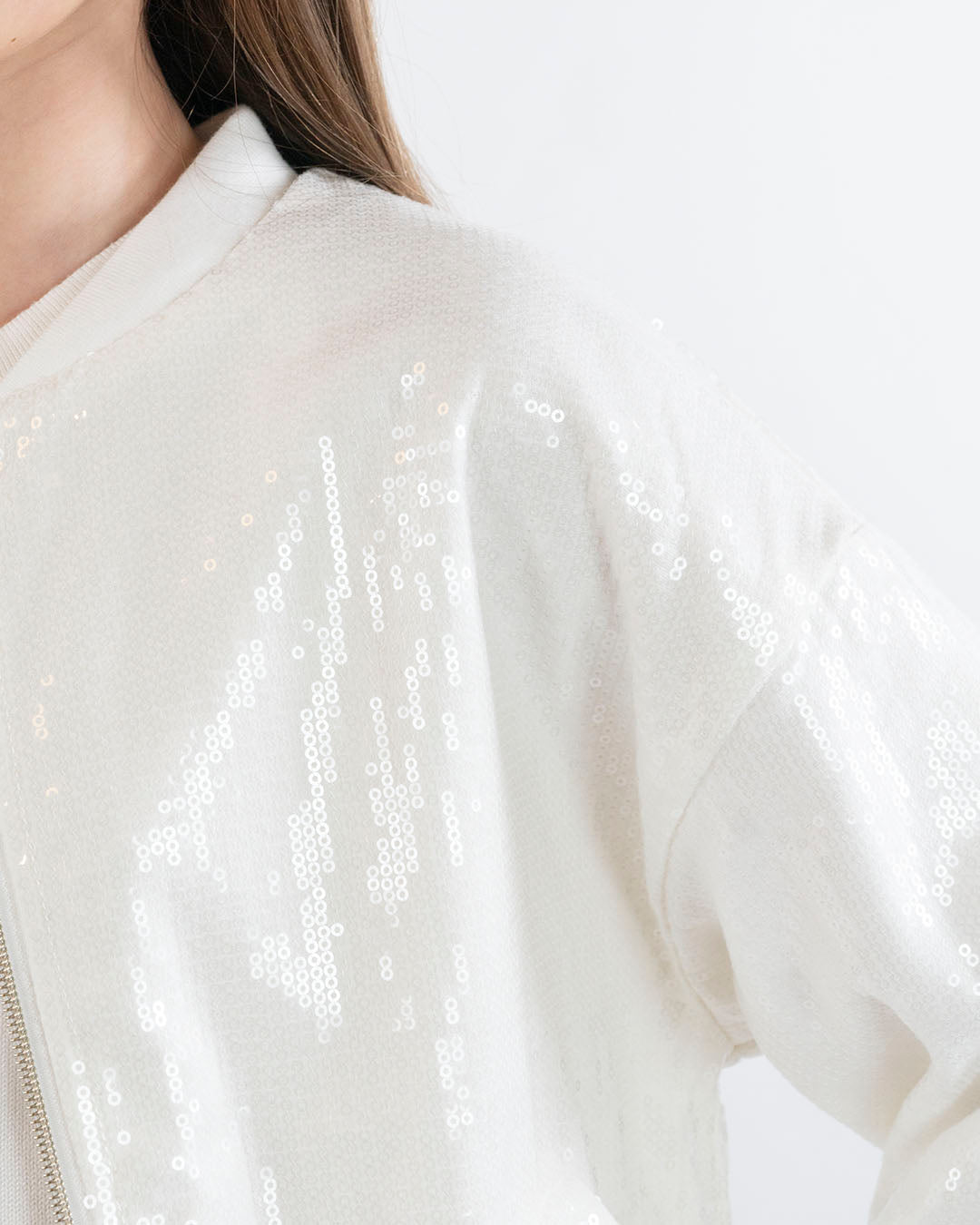 Giacca ricoperta in pailettes cangianti MAYORAL