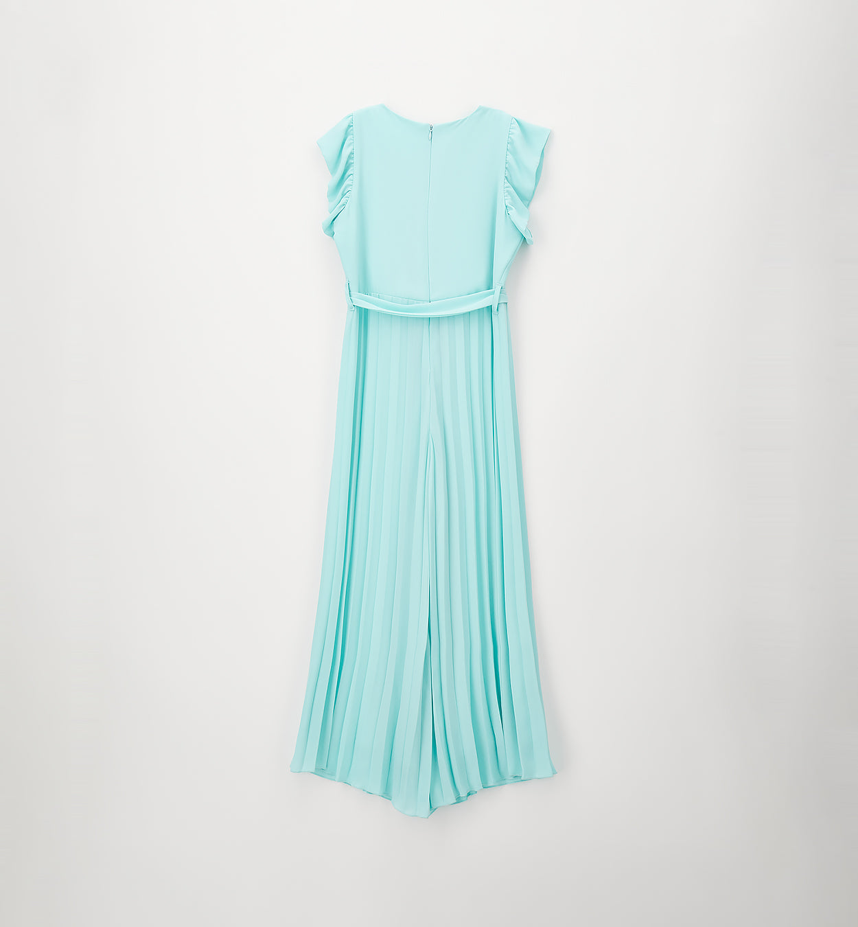 Tuta elegante plissettata con catenina dorata I DO