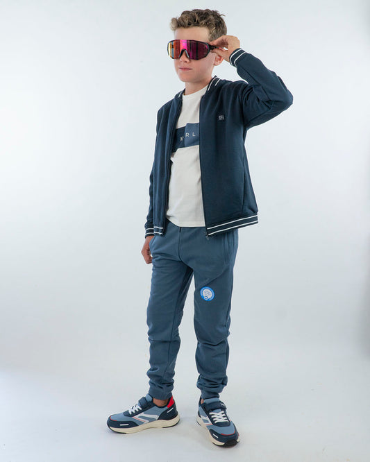 Tuta 3 pz. felpata con felpa tipo college MAYORAL