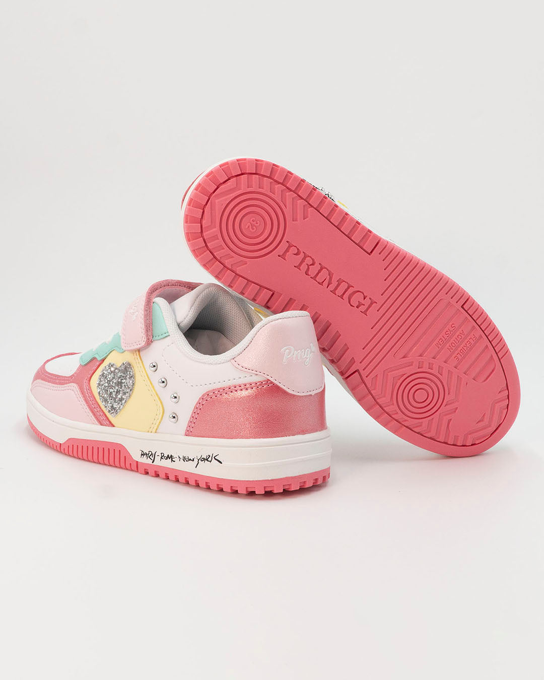 Scarpa multicolor con cuore glitter PRIMIGI