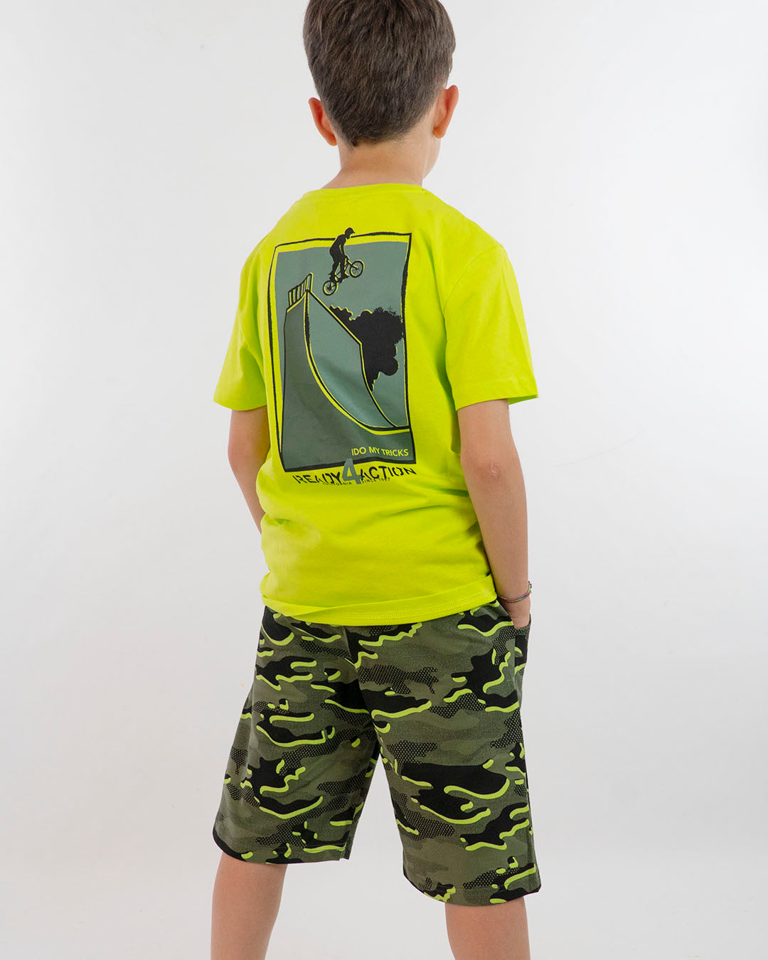 Completo 2 pz. con bermuda camouflage I DO
