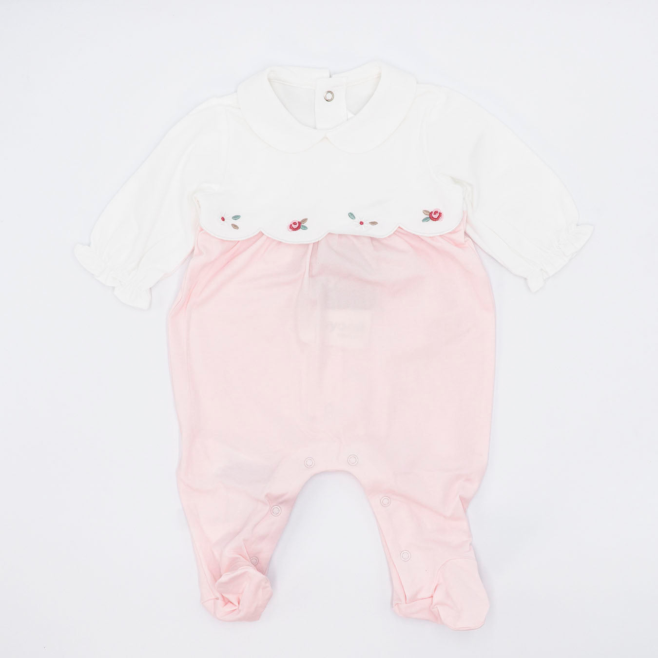 Tutina in cotone con corpino a cappette MAYORAL