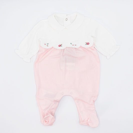 Tutina in cotone con corpino a cappette MAYORAL