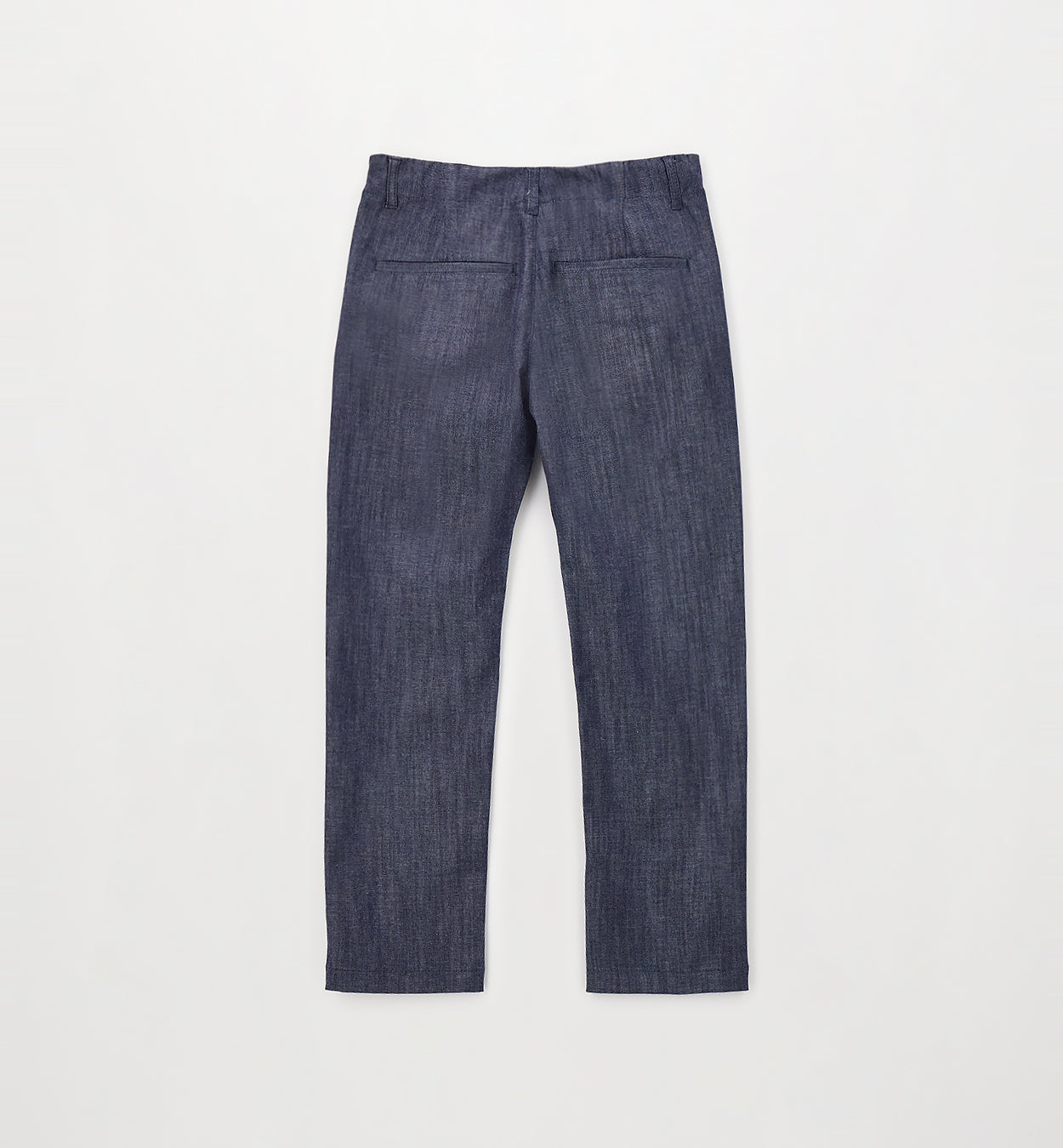 Pantaloni con pinces in tessuto jeans rigato I DO