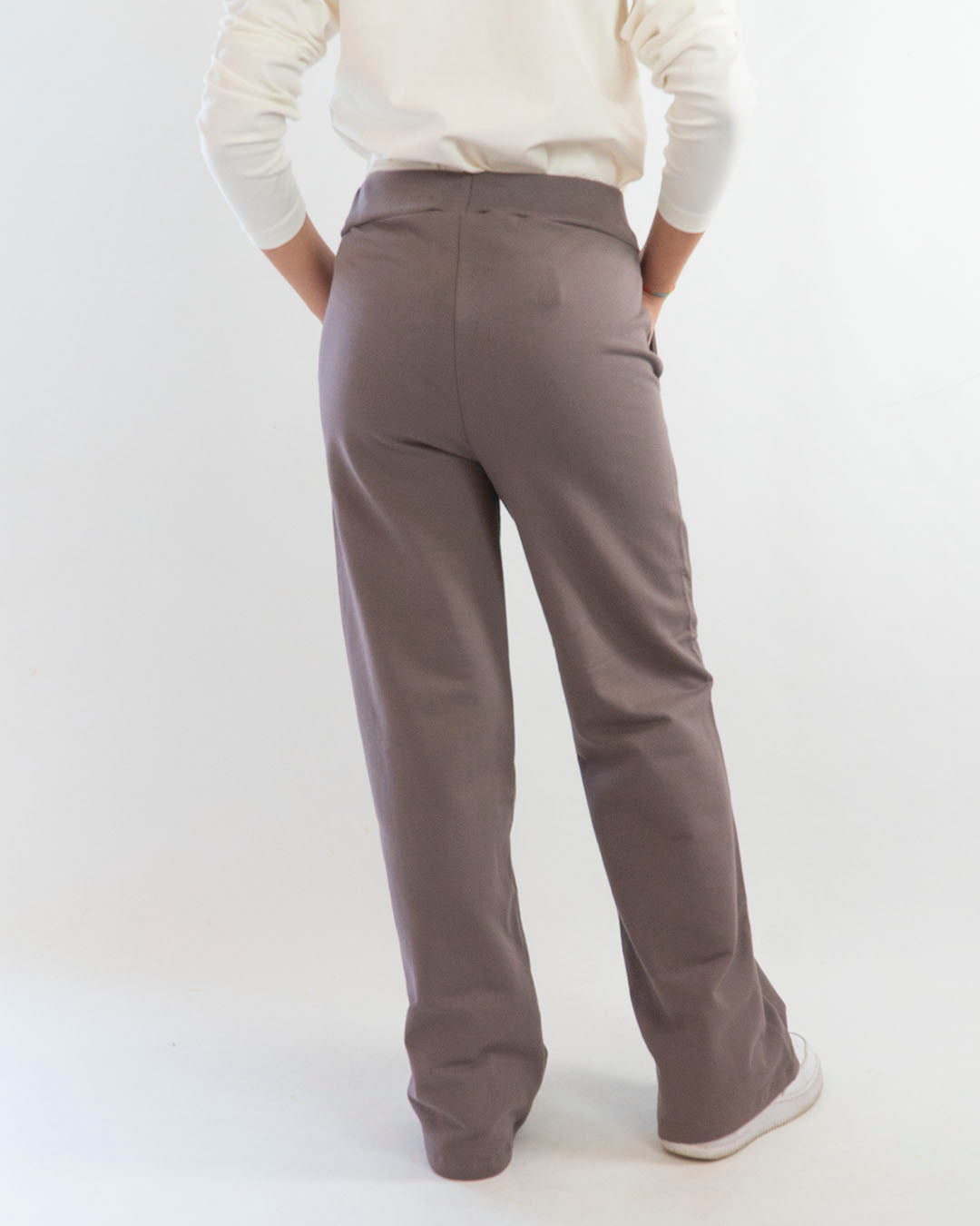Pantaloni felpati a gamba larga con tasche I DO