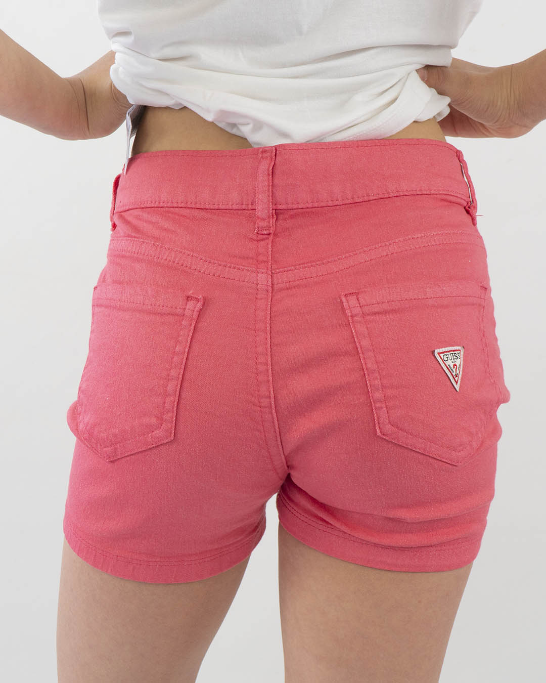 Pantaloncino denim elasticizzato