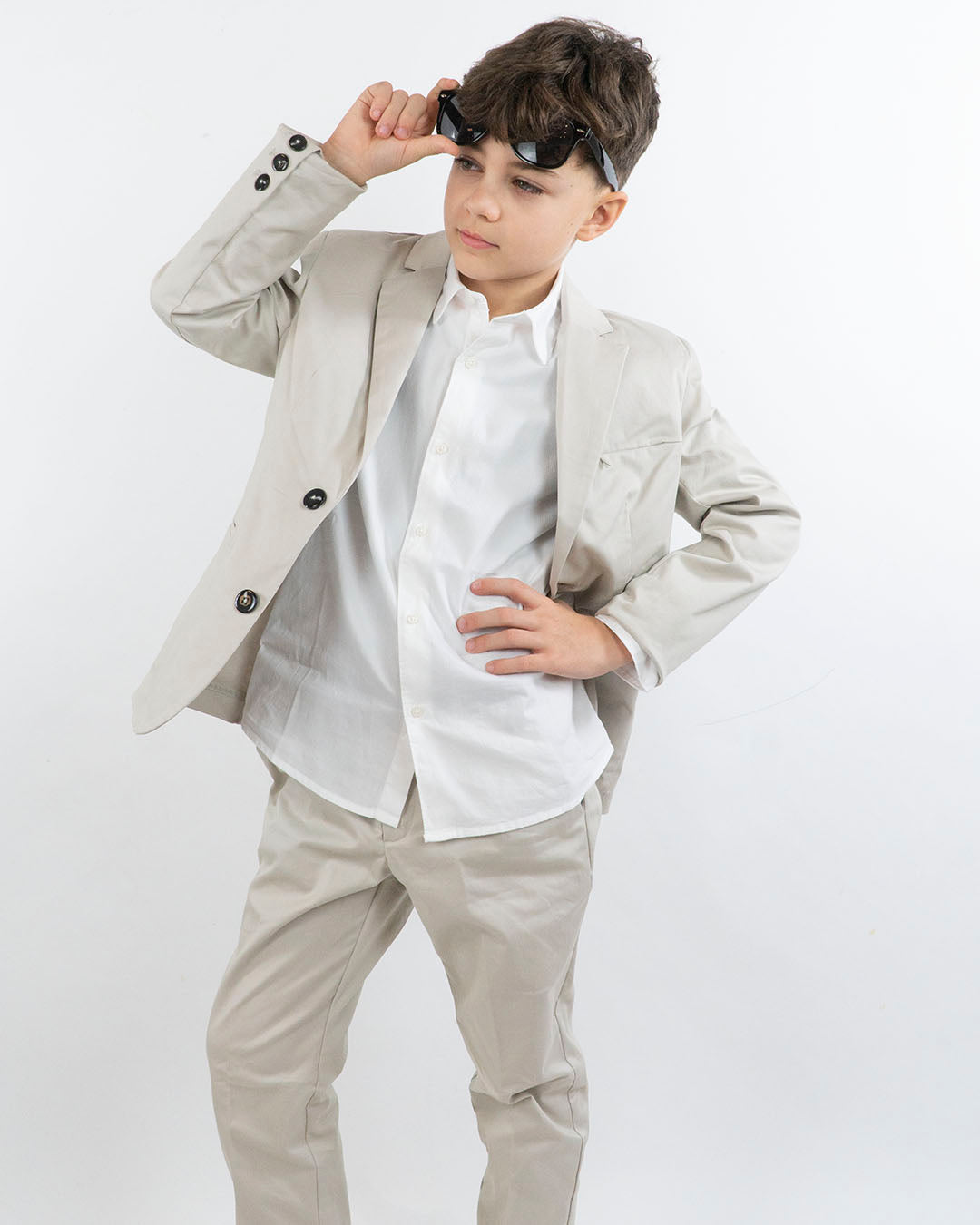 Giacca a due bottoni in cotone sfoderato MAYORAL