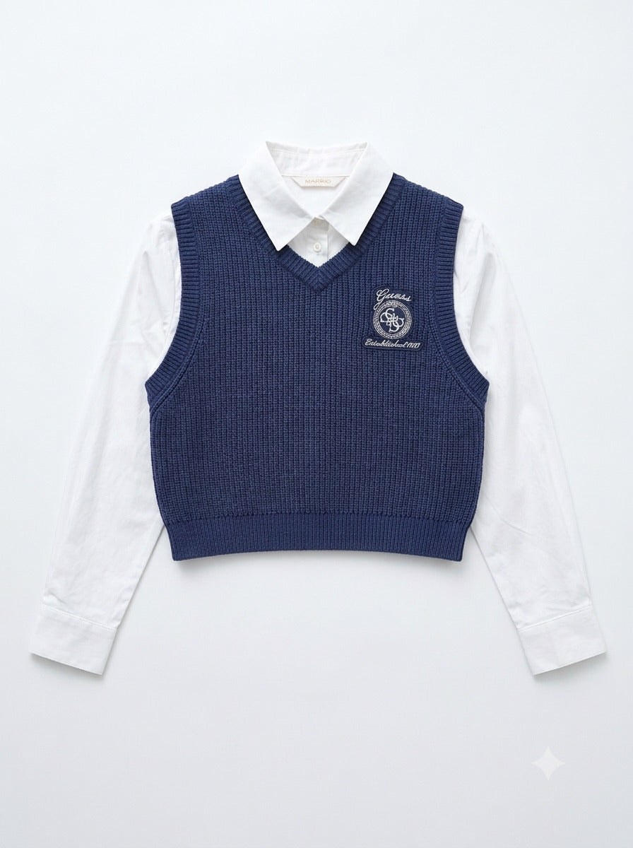 Camicia + gilet J6BH03 W3950-G7P1 GUESS