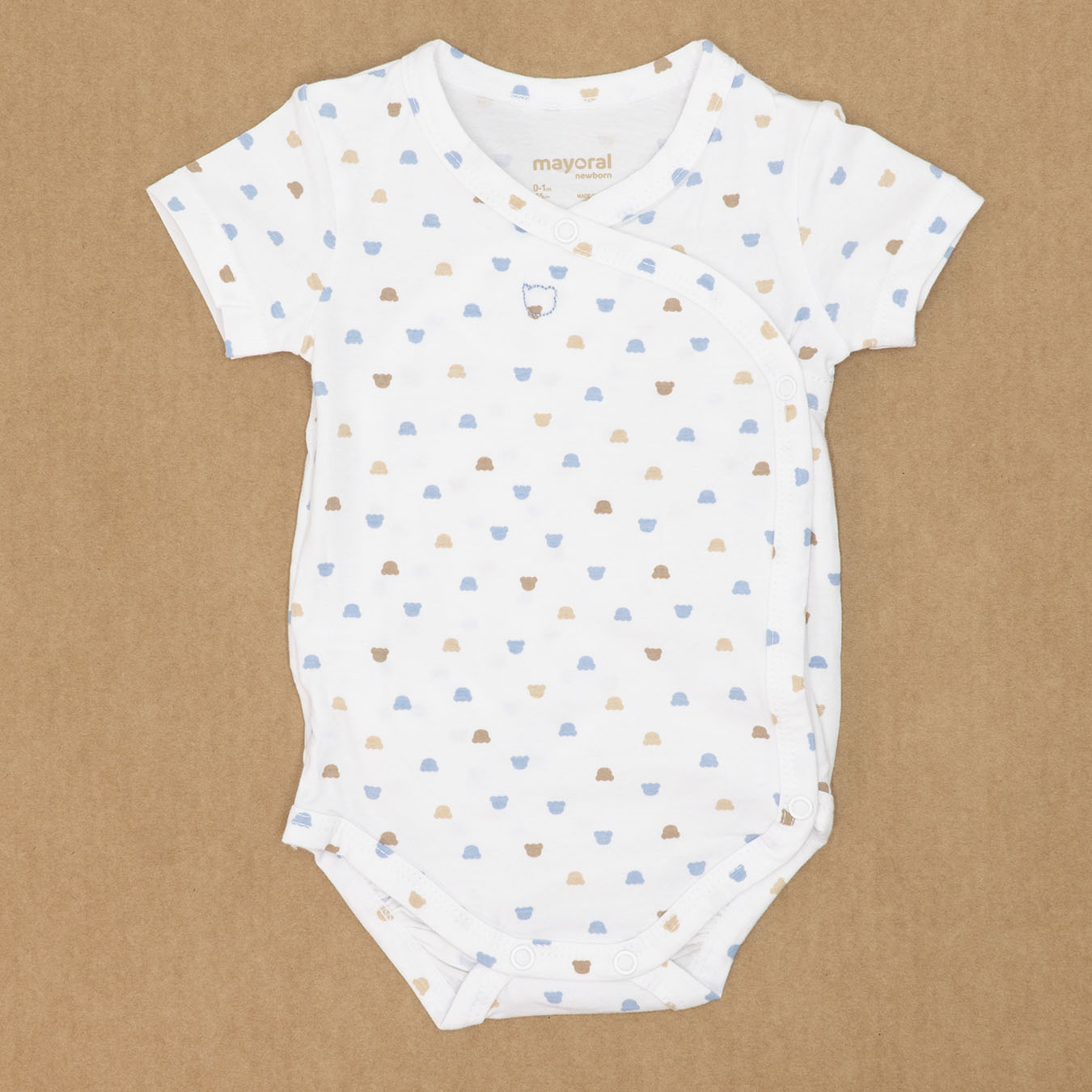 Body manica corta stampa orsetti MAYORAL