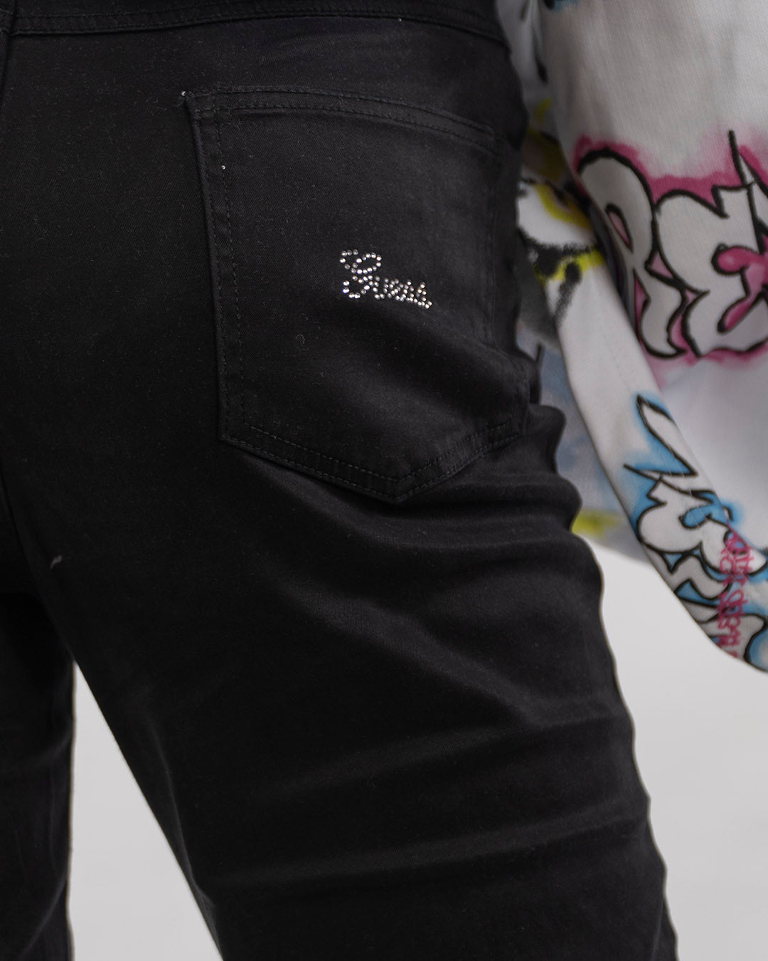 Pantalone tessuto a zampa