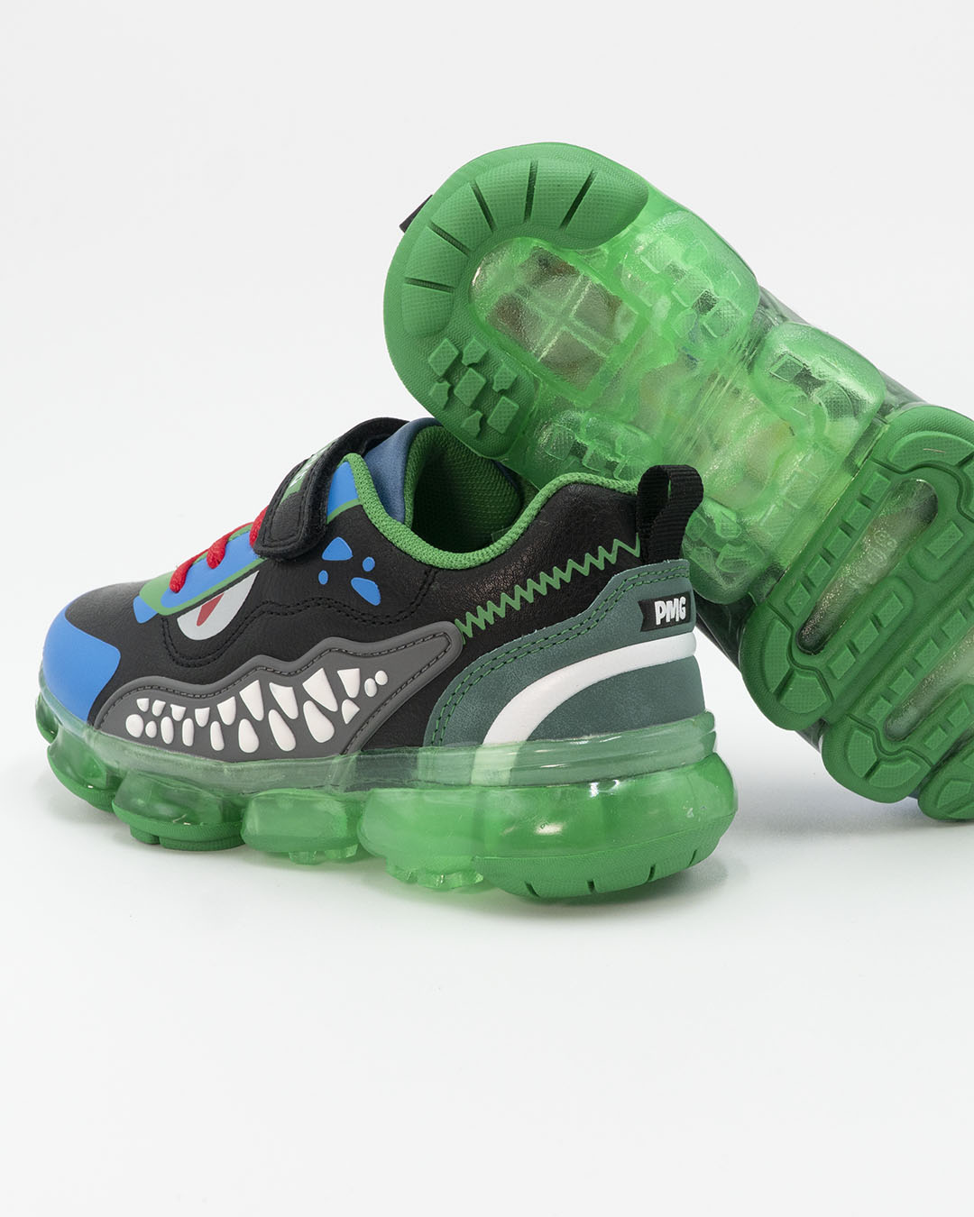 Scarpa stampa squalo, luci e strappo PRIMIGI