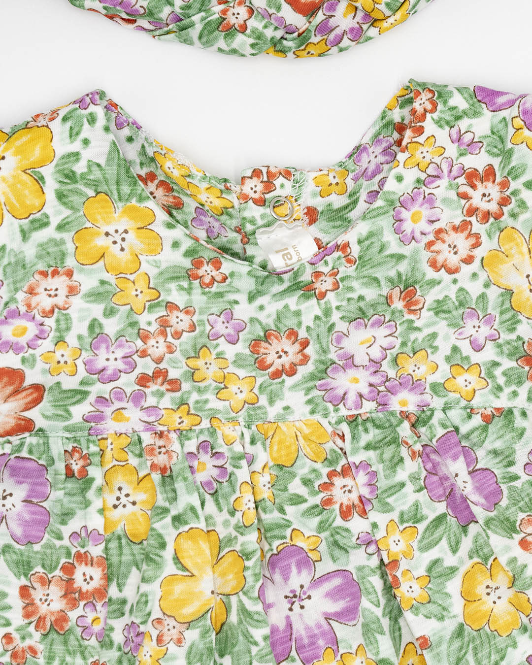 Abito con voillant+ fascia per capelli