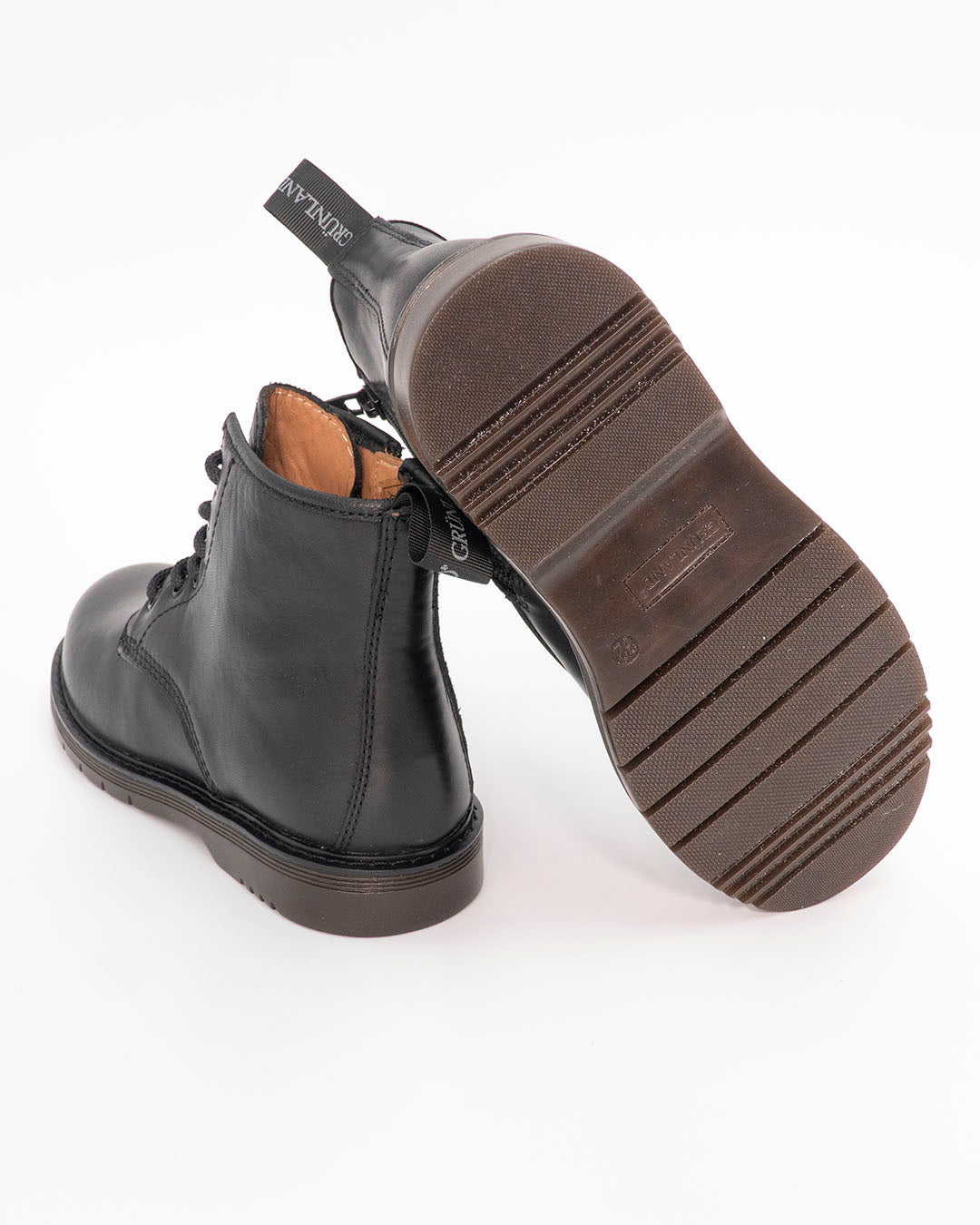 Anfibio in pelle con lacci e zip GRUNLAND