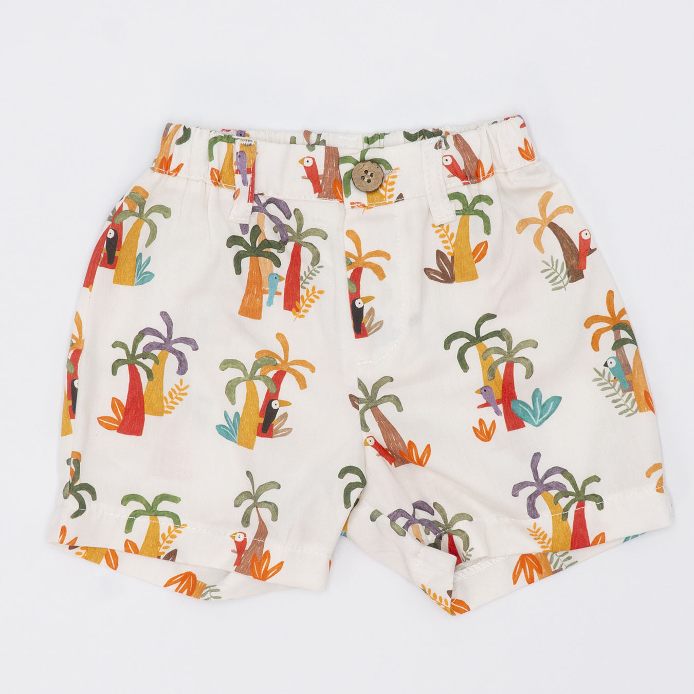 Completo 2 pezzi con short stampa palme MAYORAL