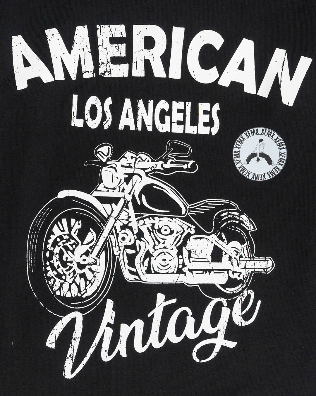 T-shirt manica lunga con motocicletta FKM