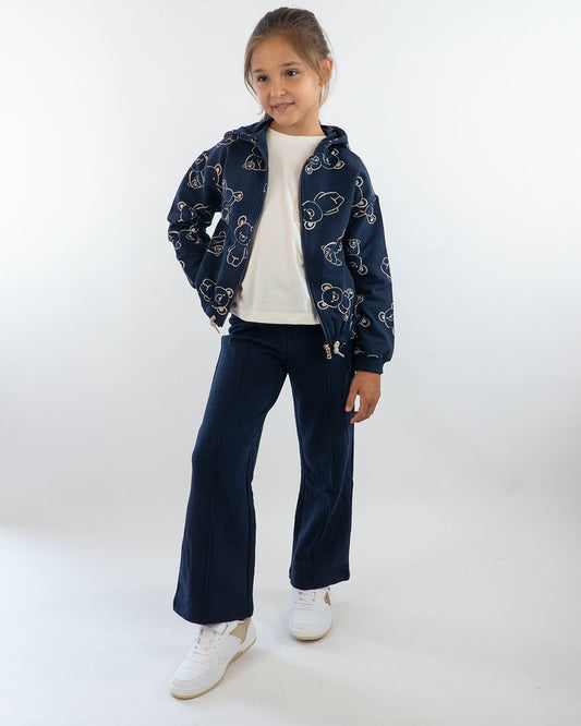 Tuta felpata a tema orsetti con 2 pantaloniMAYORAL